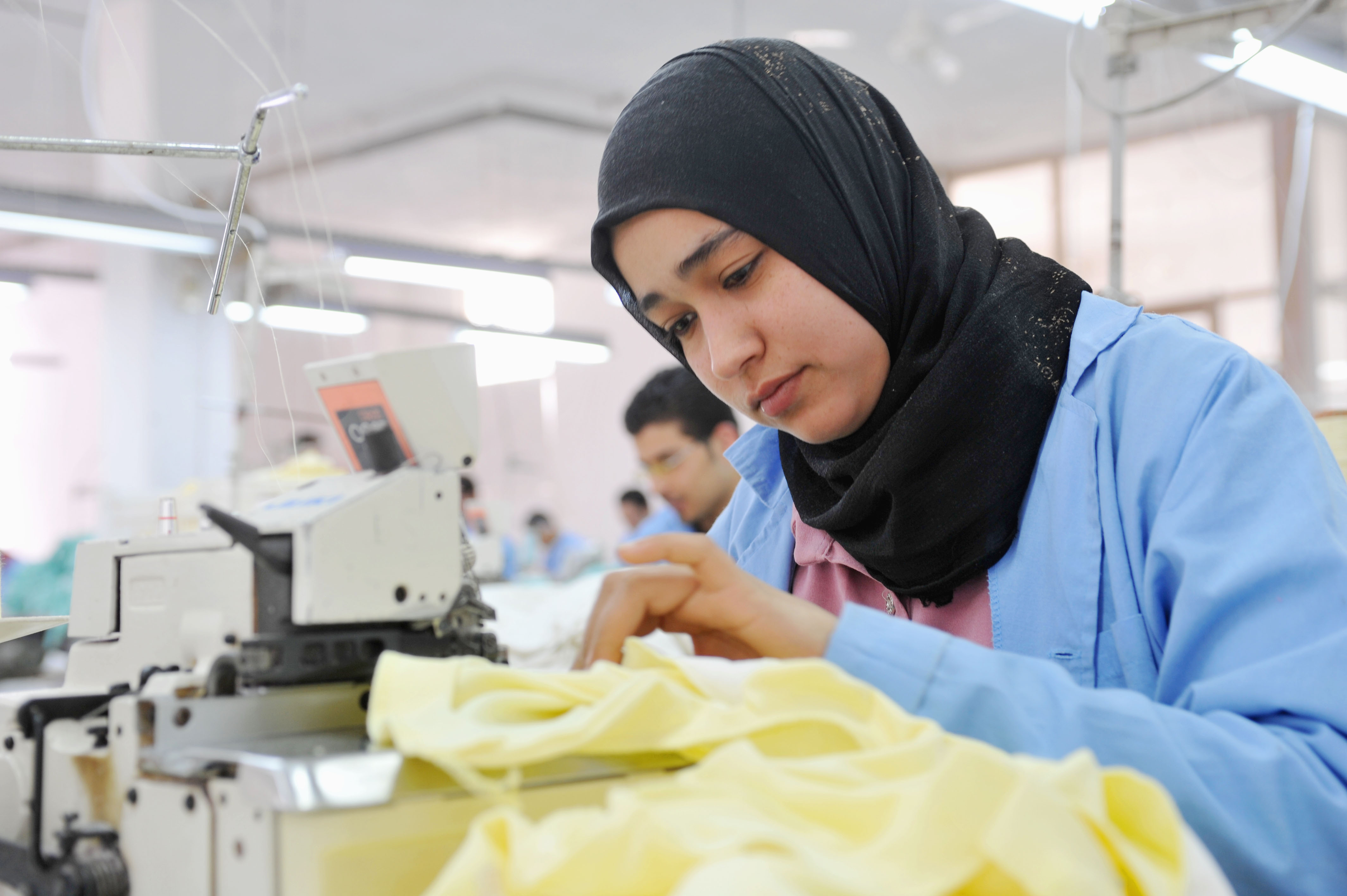 Woman in a lab