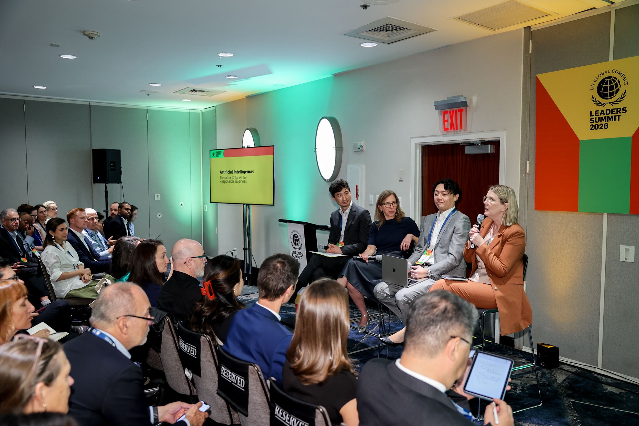 panel at leaders summit