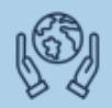 hand world hand icon