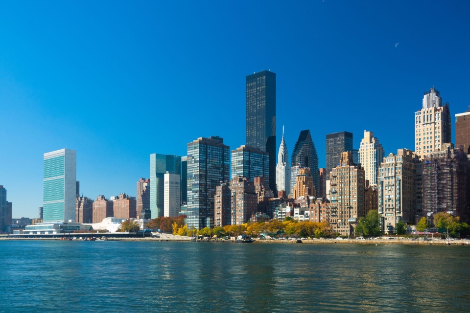 new york city east river east side un building unga79