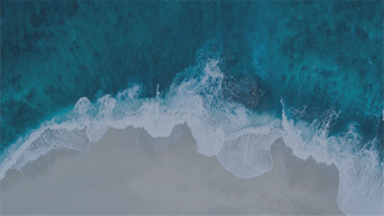 ocean water on beach